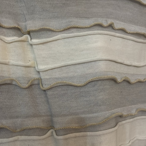 CHANEL SHEER TUNIC DRESS BEADED NWT SIZE 42 - Picture 14 of 14